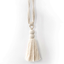 Double Sphere Cotton Curtain Tieback
